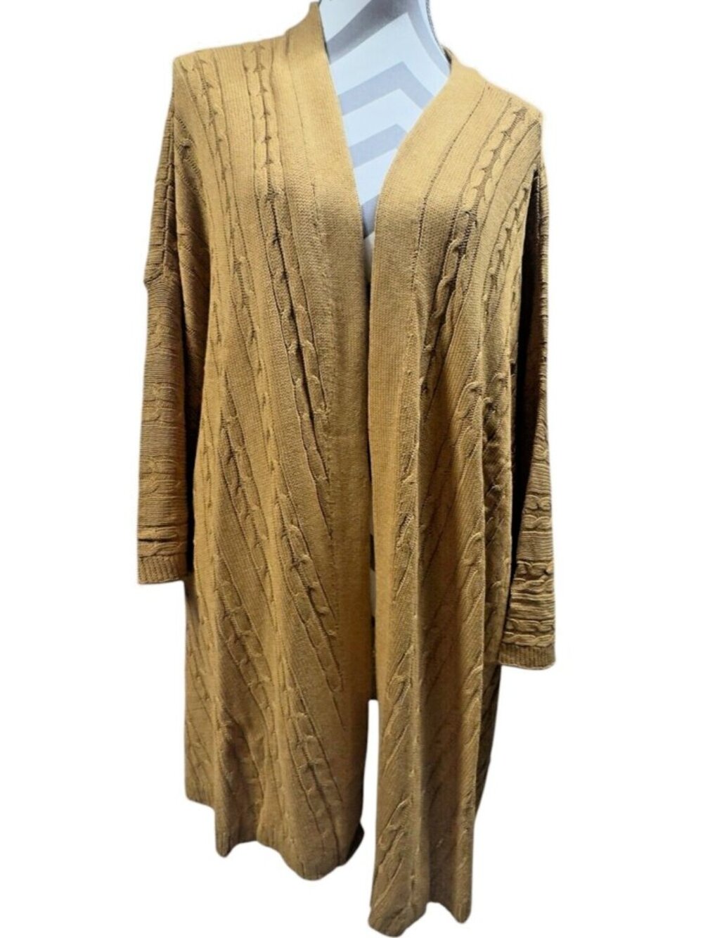 J. Jill Butterscotch Cardigan Style Short Sleeve Sweater - Size 4X - Retail $109